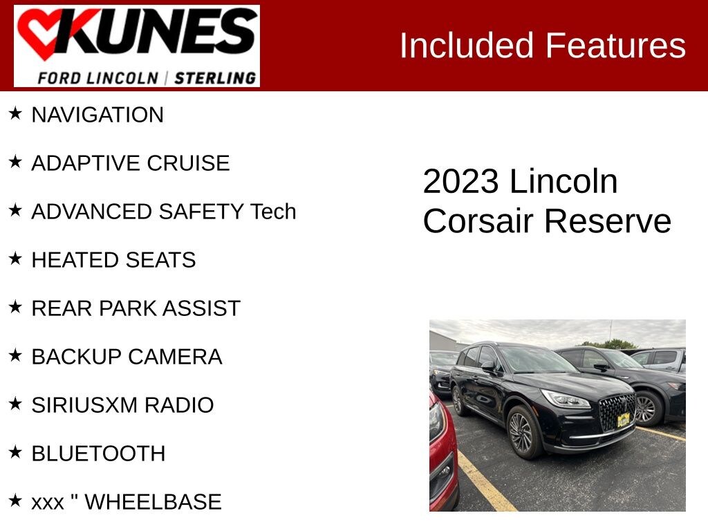 Used 2023 Lincoln Corsair Reserve SUV