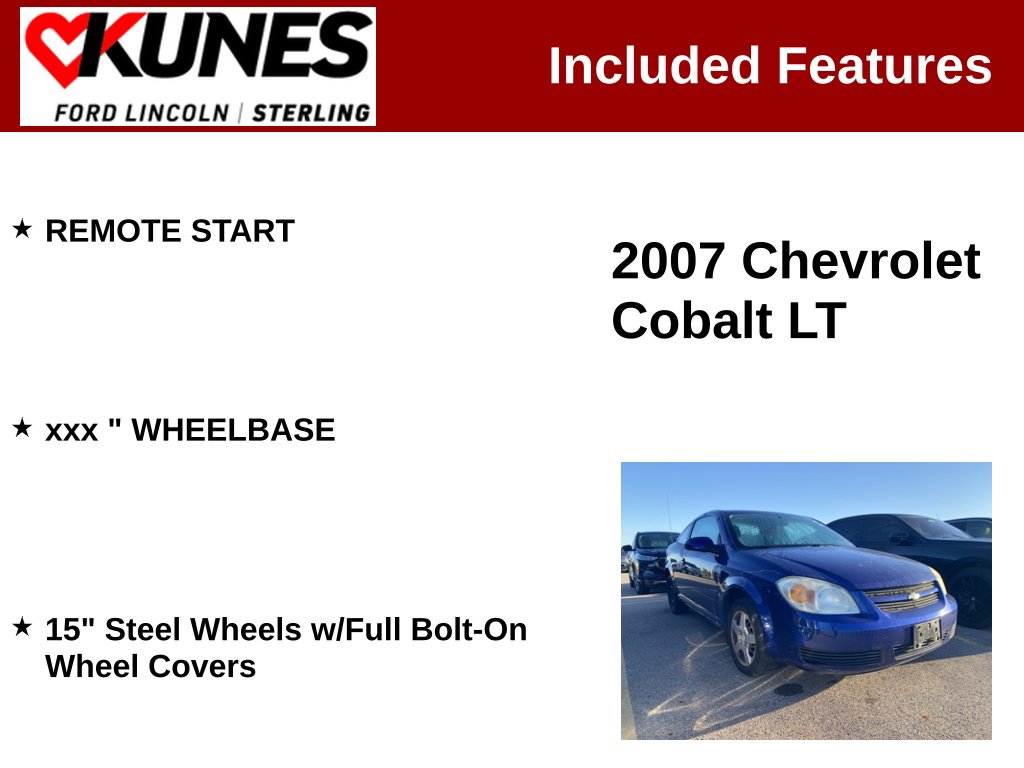 Used 2007 Chevrolet Cobalt LT Coupe