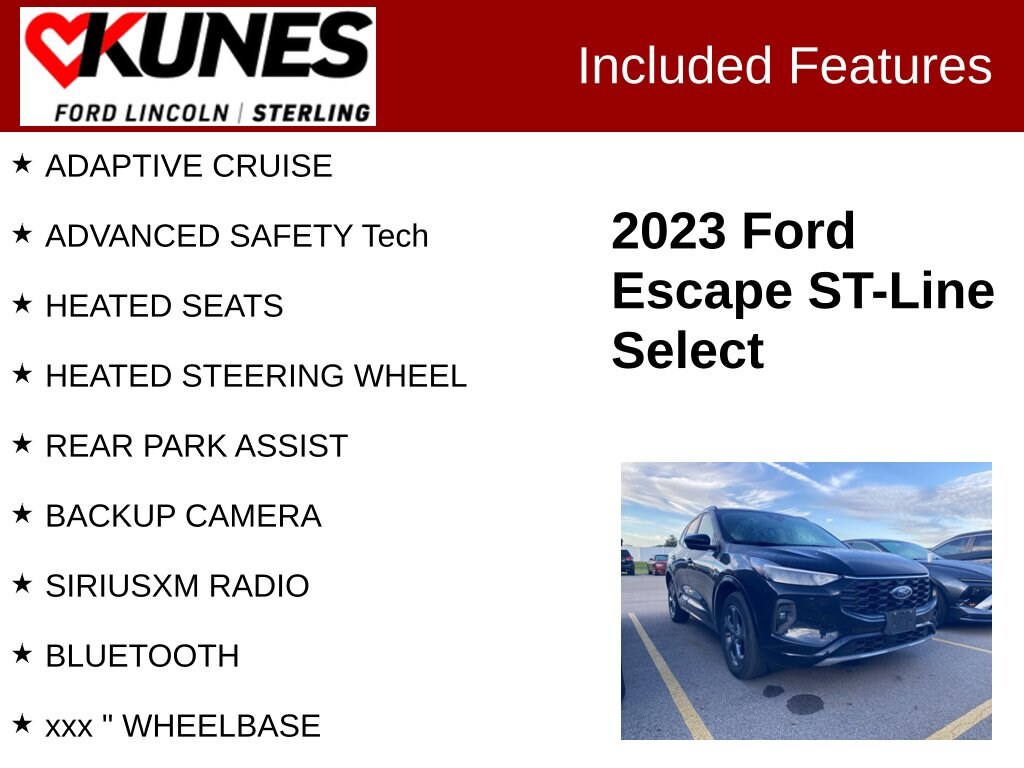 Used 2023 Ford Escape ST-Line Select SUV