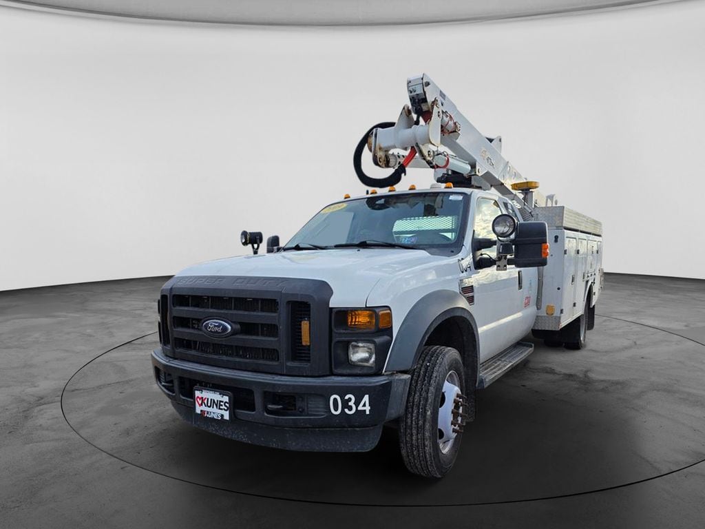 Used 2009 Ford F-550SD XL DRW Bucket Crane Chassis