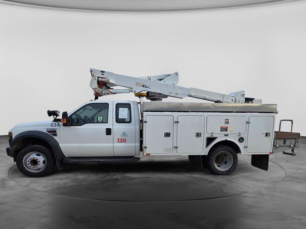 Used 2009 Ford F-550SD XL DRW Bucket Crane Chassis