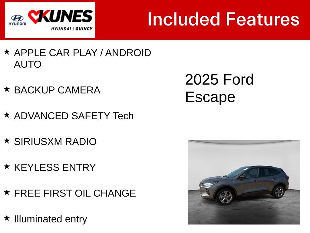 Used 2025 Ford Escape ST-Line SUV