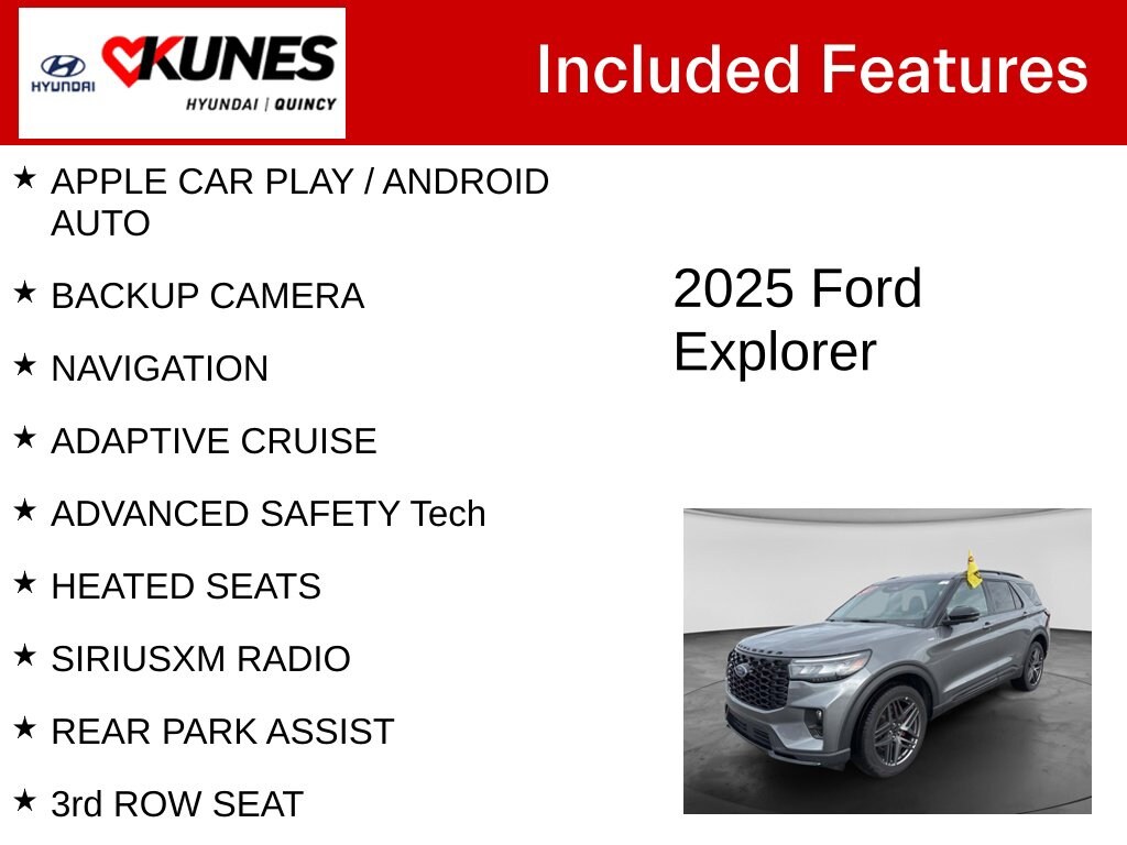 Used 2025 Ford Explorer ST-Line SUV