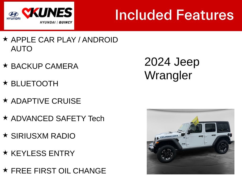 Used 2024 Jeep Wrangler Rubicon 4xe SUV
