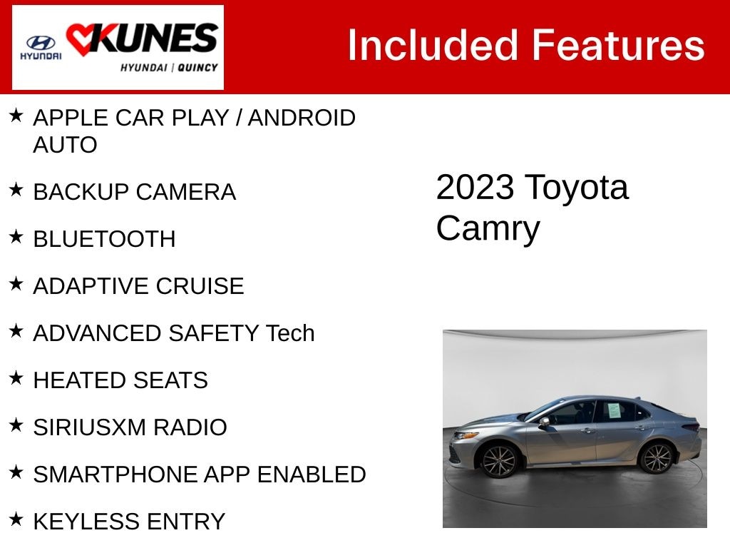 Used 2023 Toyota Camry Hybrid XLE Sedan