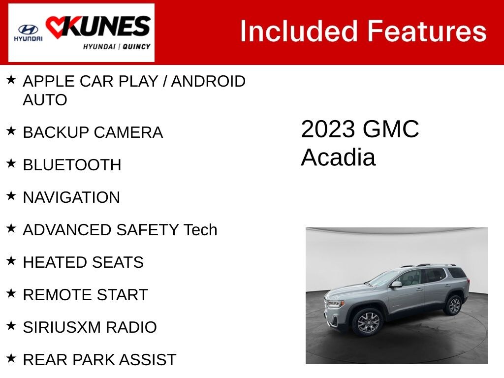 Used 2023 GMC Acadia SLT SUV