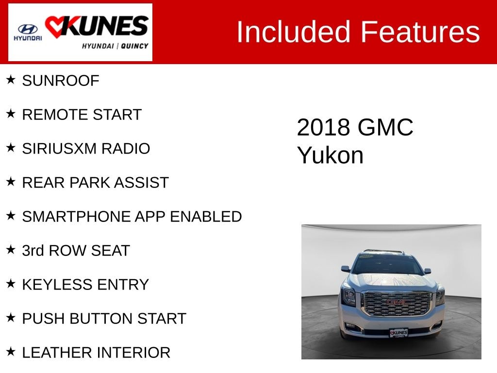 Used 2018 GMC Yukon Denali SUV