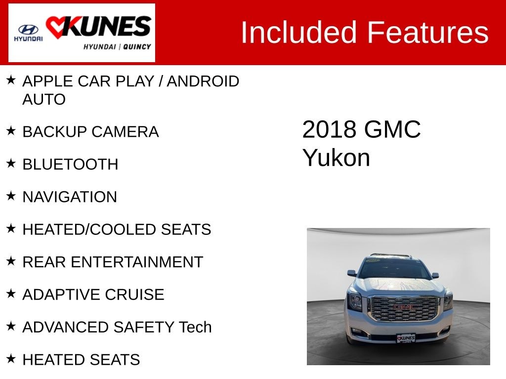 Used 2018 GMC Yukon Denali SUV