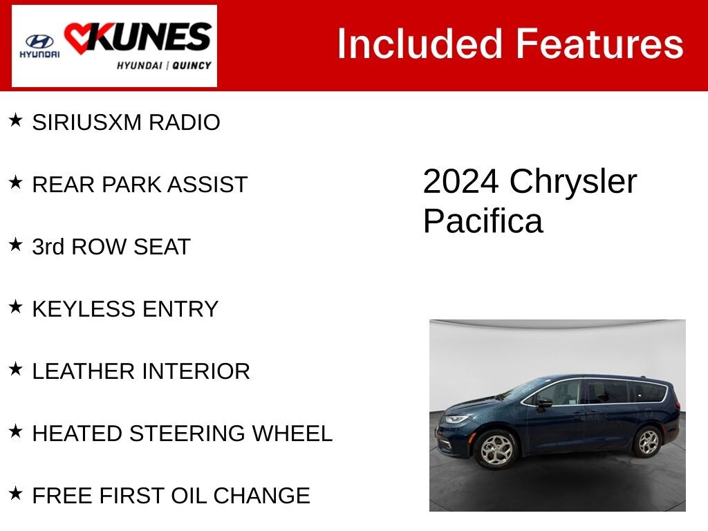 Used 2024 Chrysler Pacifica Limited Van Passenger Van