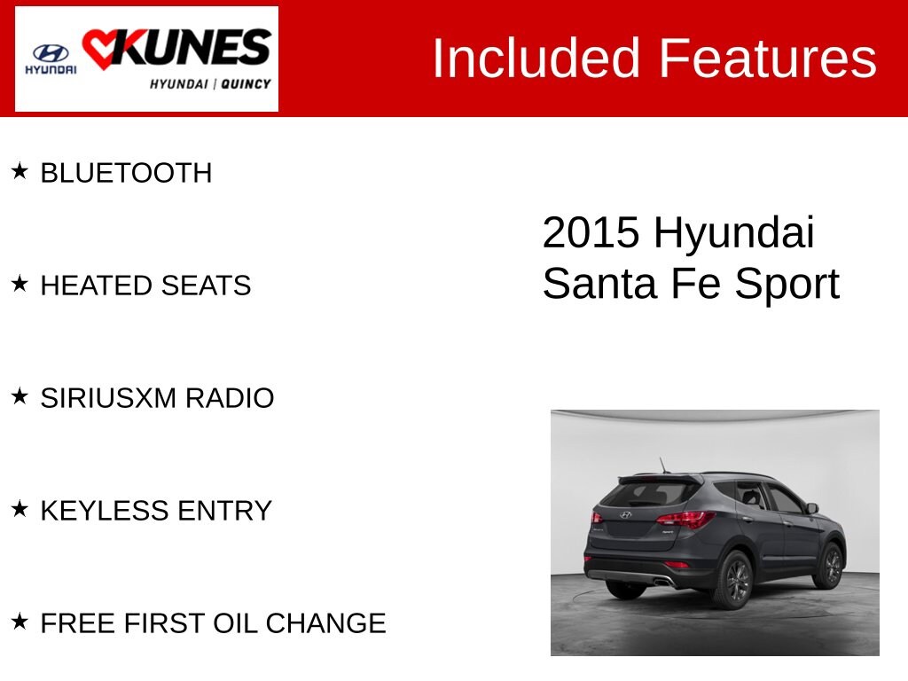Used 2015 Hyundai Santa Fe Sport 2.4L SUV