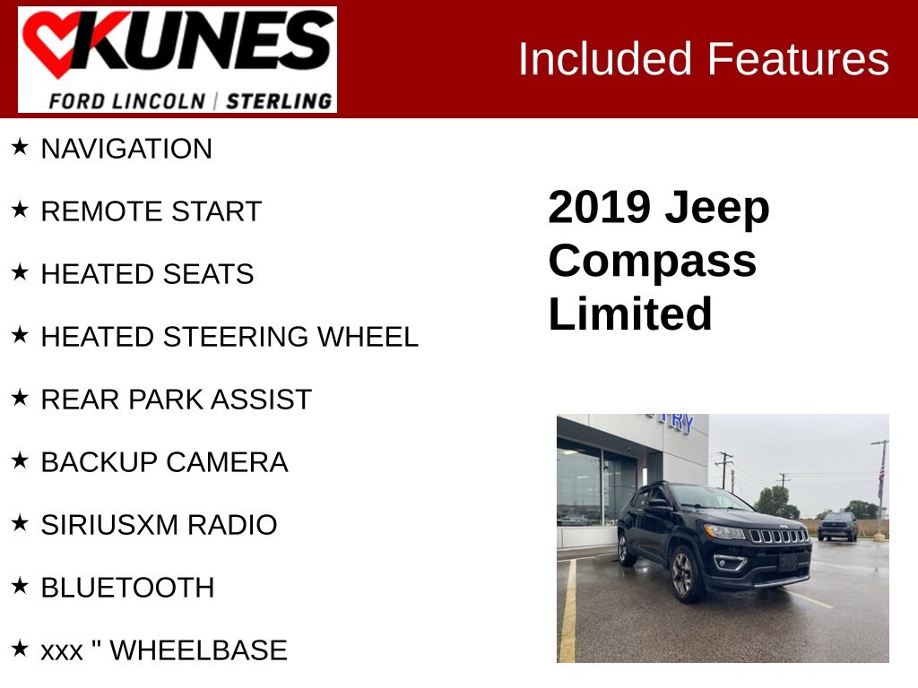 Certified 2019 Jeep Compass Limited SUV