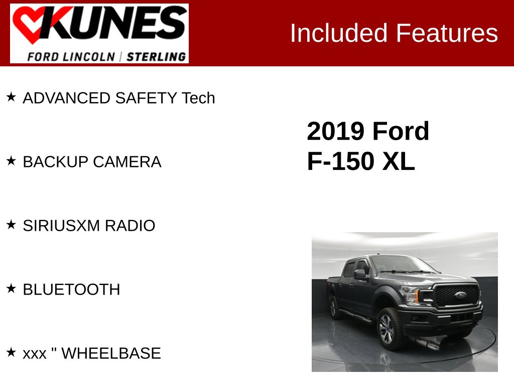 Certified 2019 Ford F-150 XL Truck