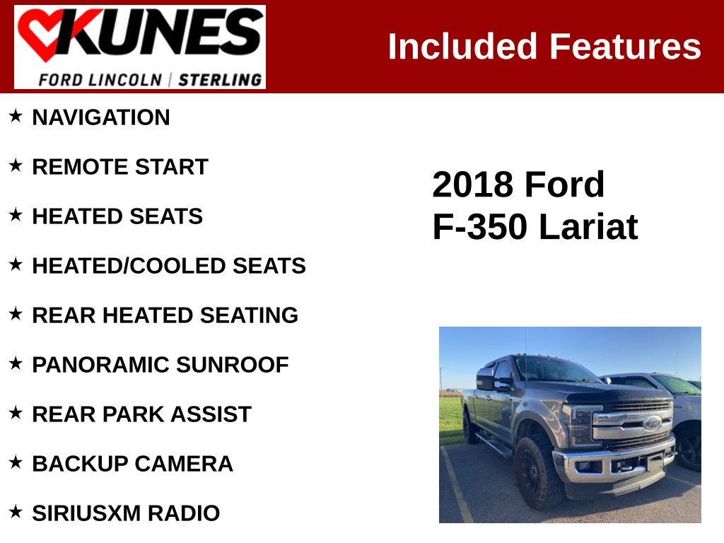 Used 2018 Ford F-350SD Lariat 618A Truck