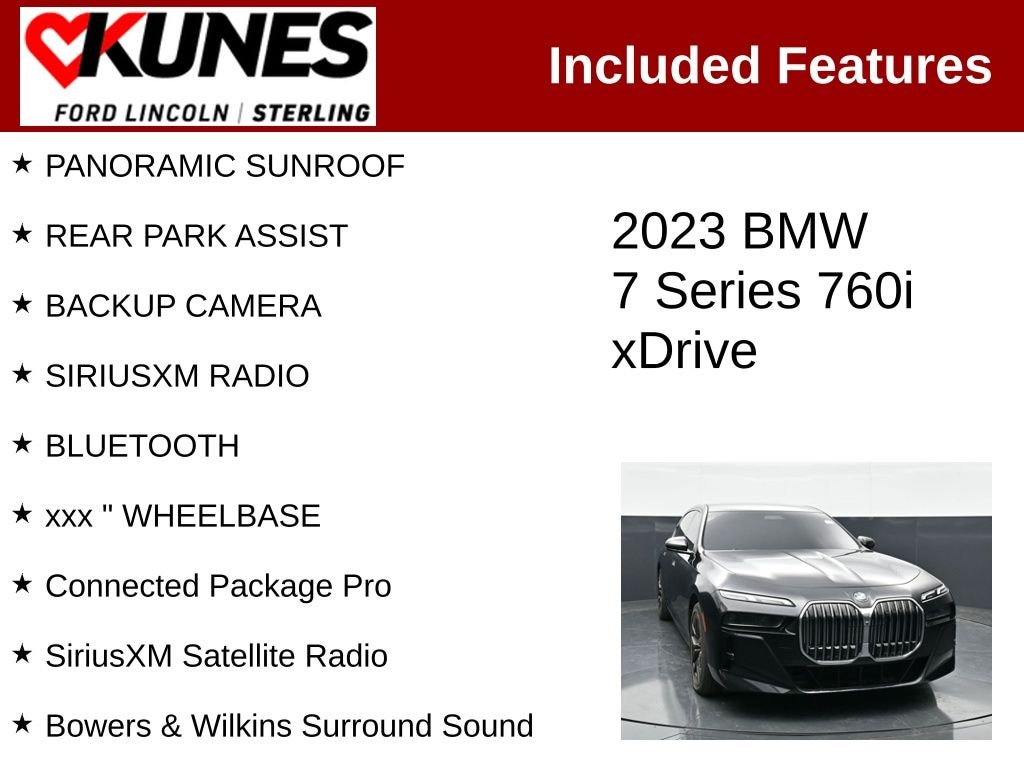Certified 2023 BMW 7 Series 760i xDrive Sedan