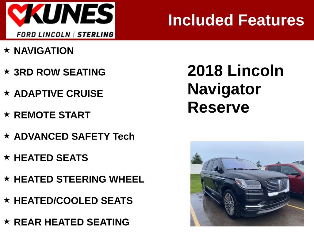 Used 2018 Lincoln Navigator Reserve SUV