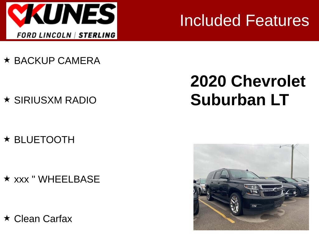 Certified 2020 Chevrolet Suburban LT 1LT SUV