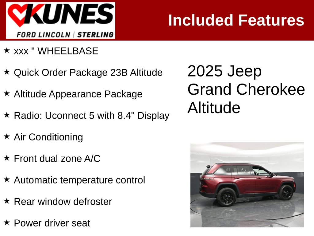Used 2025 Jeep Grand Cherokee Altitude SUV