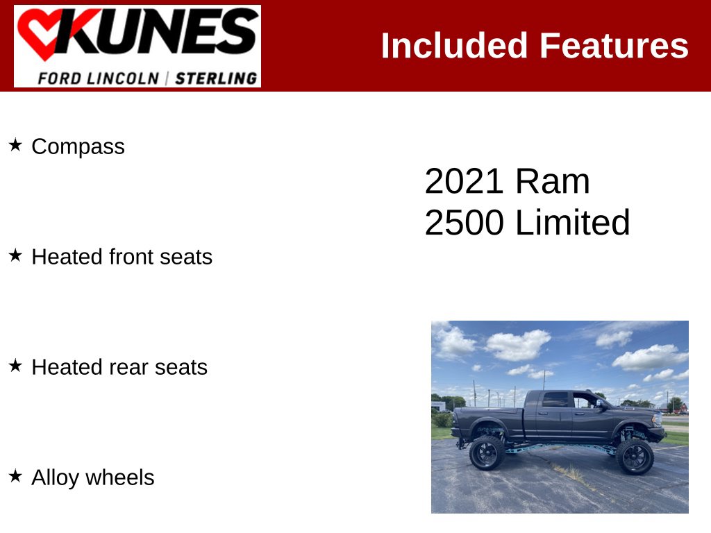 Certified 2021 Ram 2500 Limited Stryker Custom Lift / Carbon 2.5 Suspensio Truck
