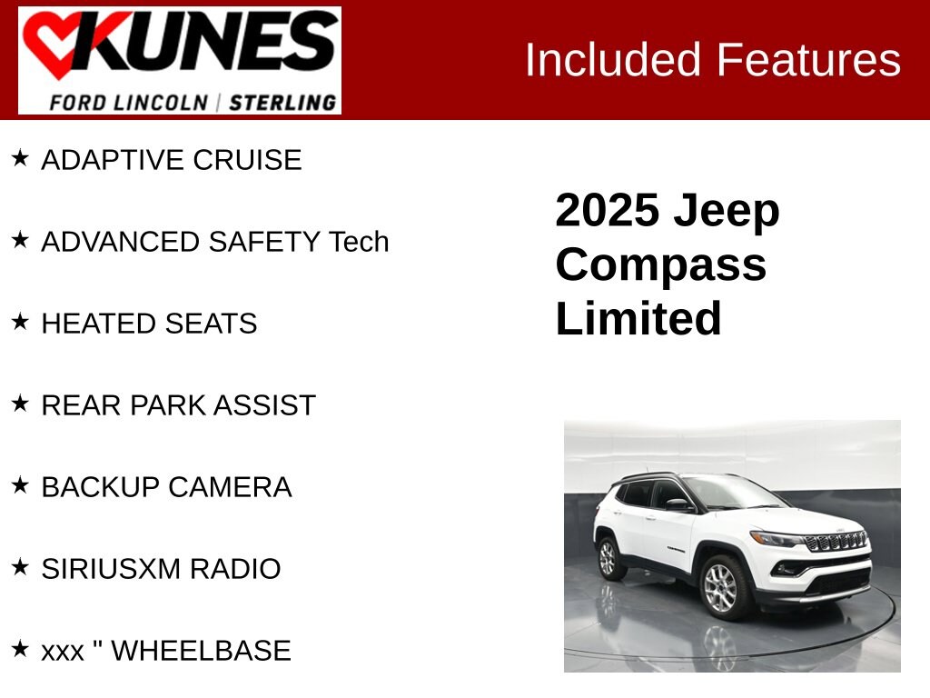 Used 2025 Jeep Compass Limited SUV