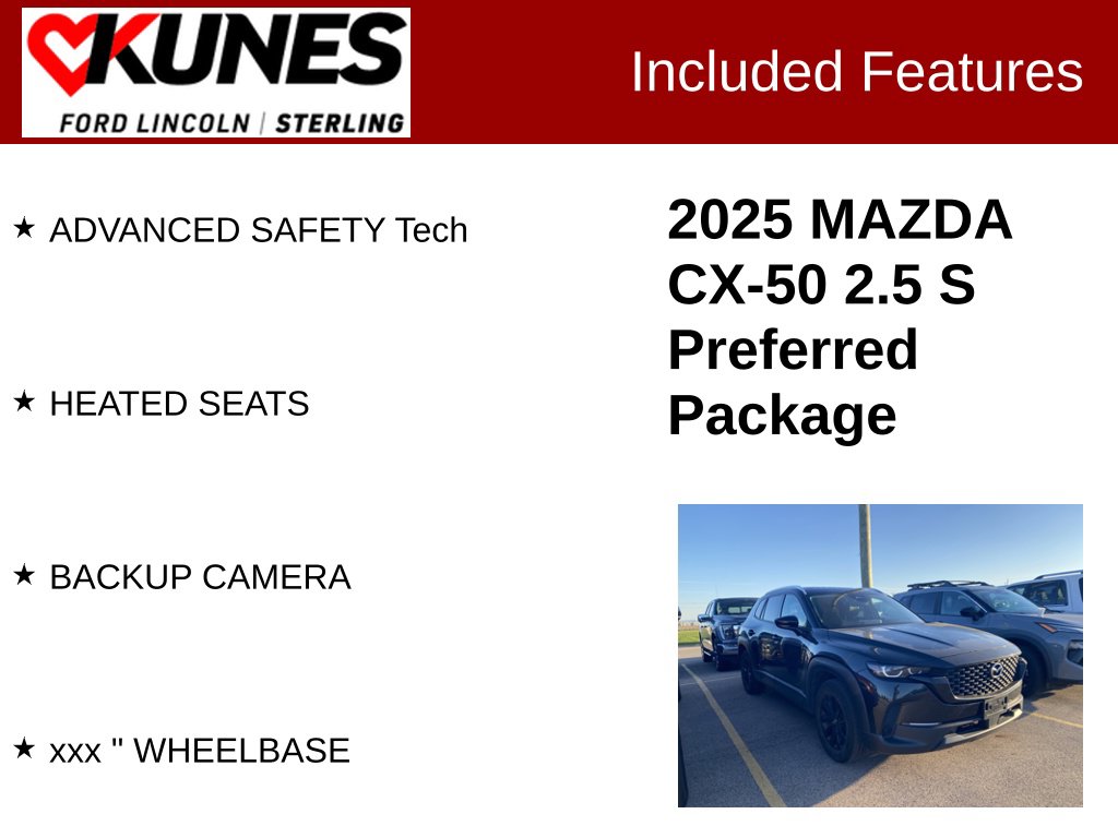Used 2025 Mazda CX-50 2.5 S Preferred Package SUV