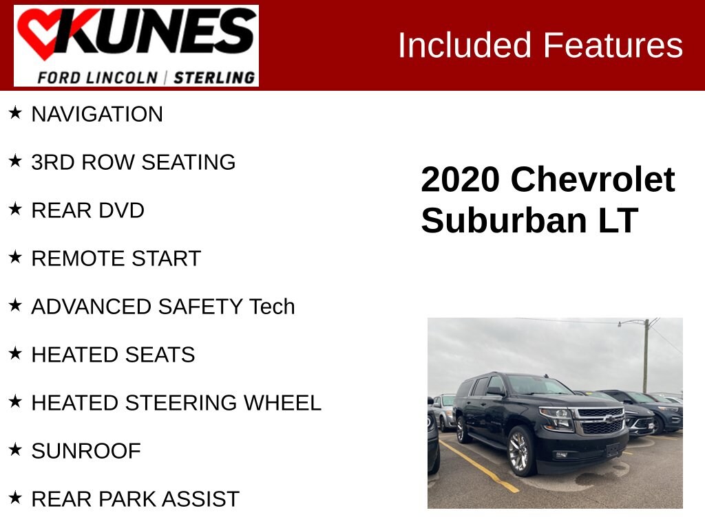 Certified 2020 Chevrolet Suburban LT 1LT SUV