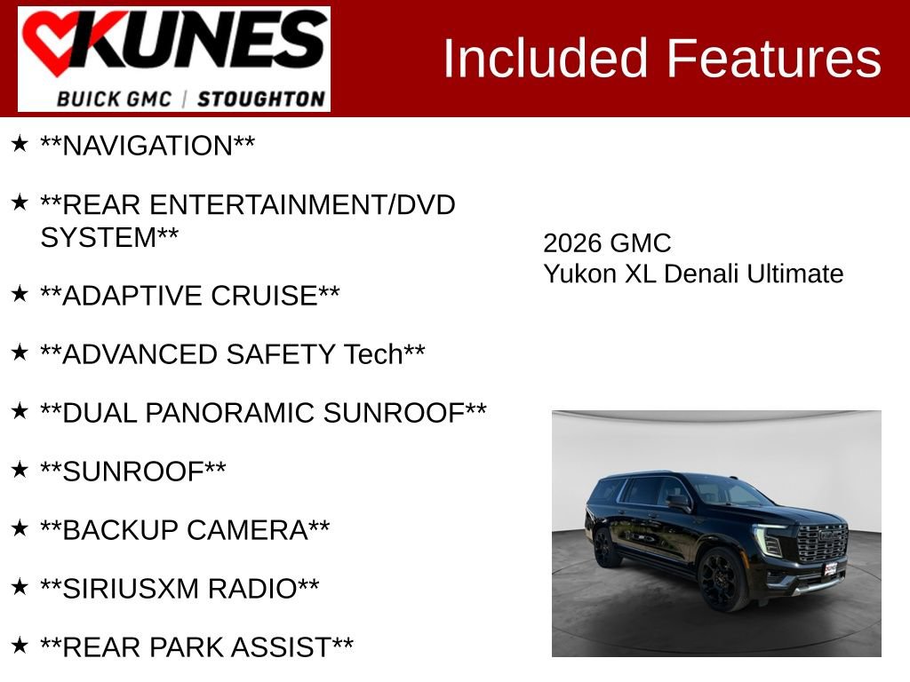 Used 2026 GMC Yukon XL Denali Ultimate SUV
