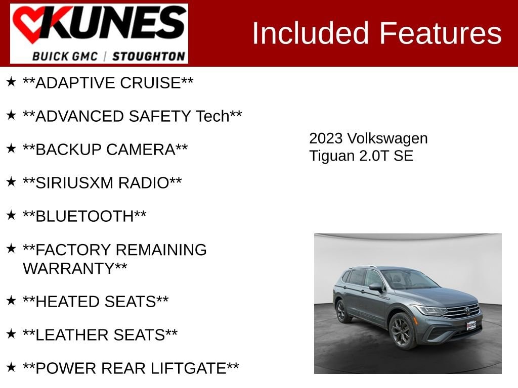 Used 2023 Volkswagen Tiguan SE