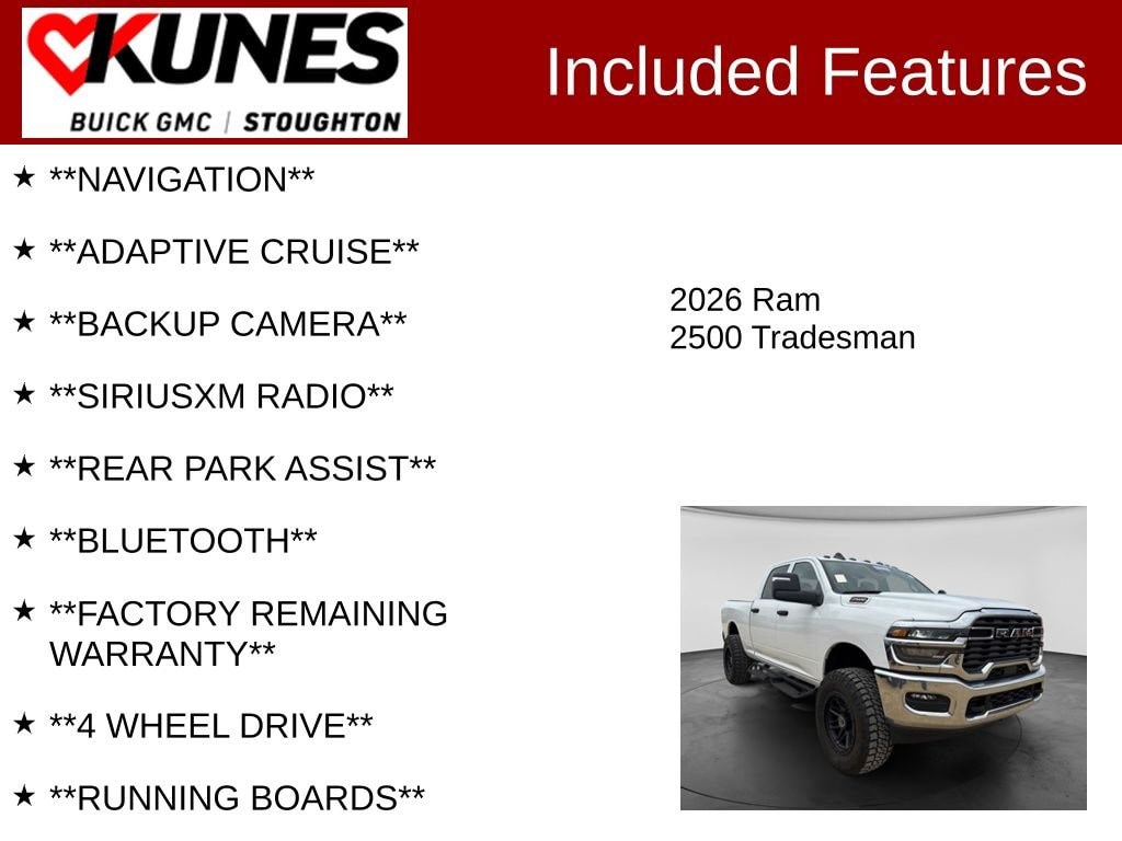 Used 2026 Ram 2500 Tradesman