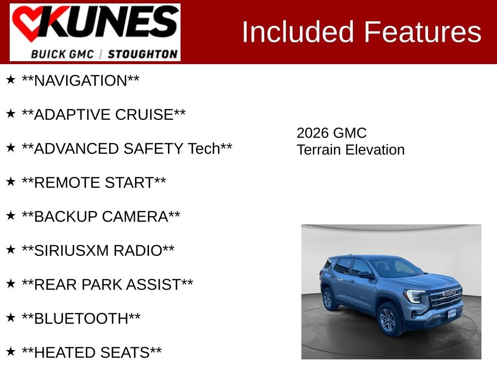 Used 2026 GMC Terrain Elevation SUV