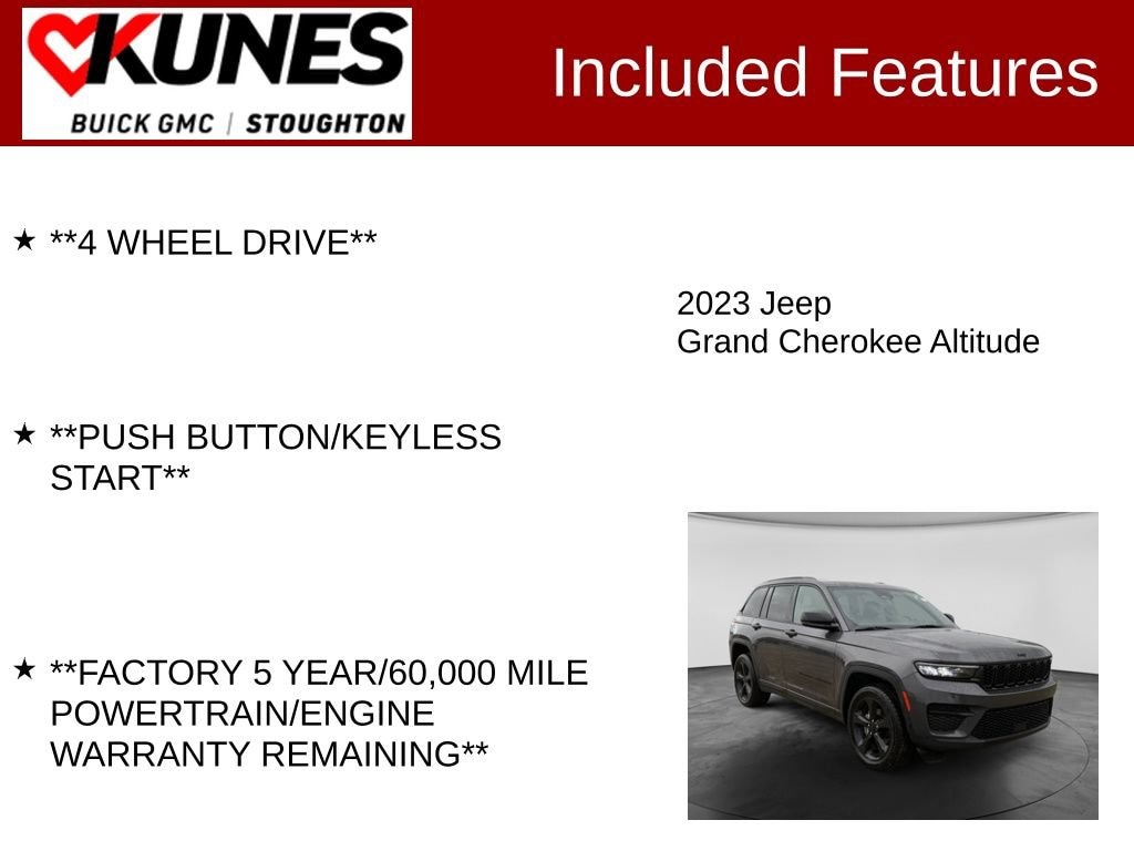 Used 2023 Jeep Grand Cherokee Altitude