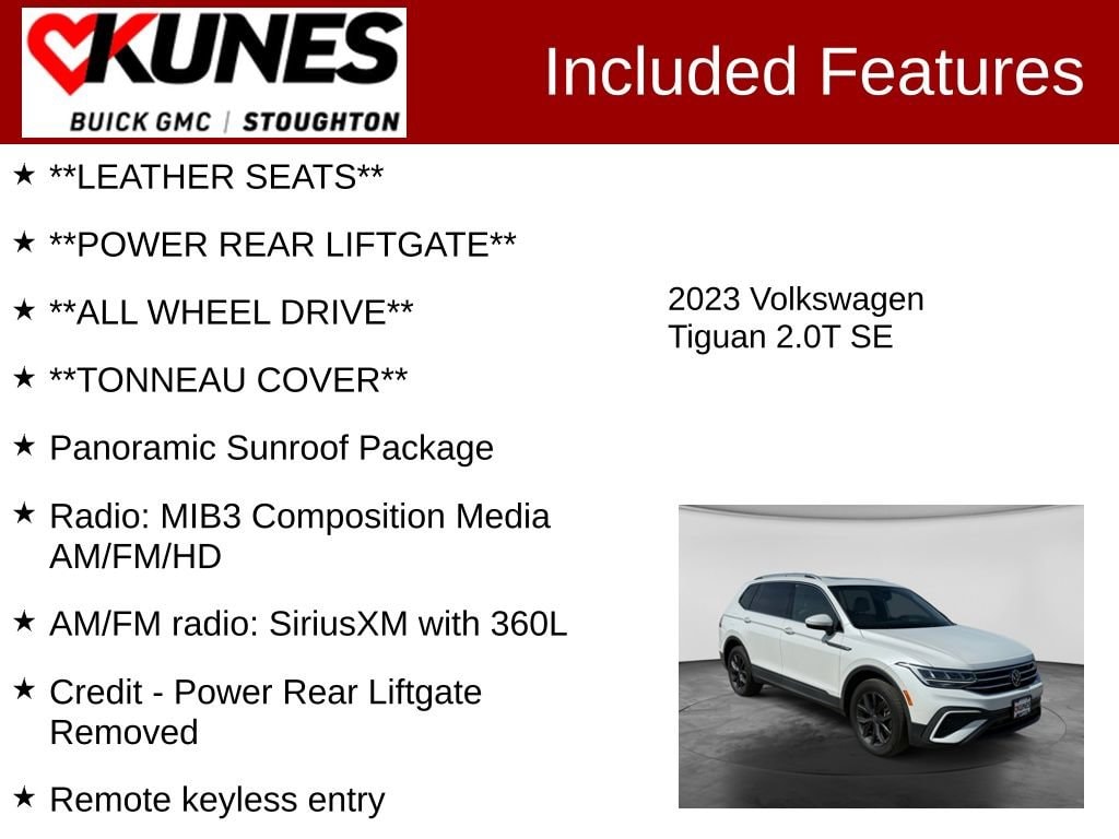 Used 2023 Volkswagen Tiguan SE
