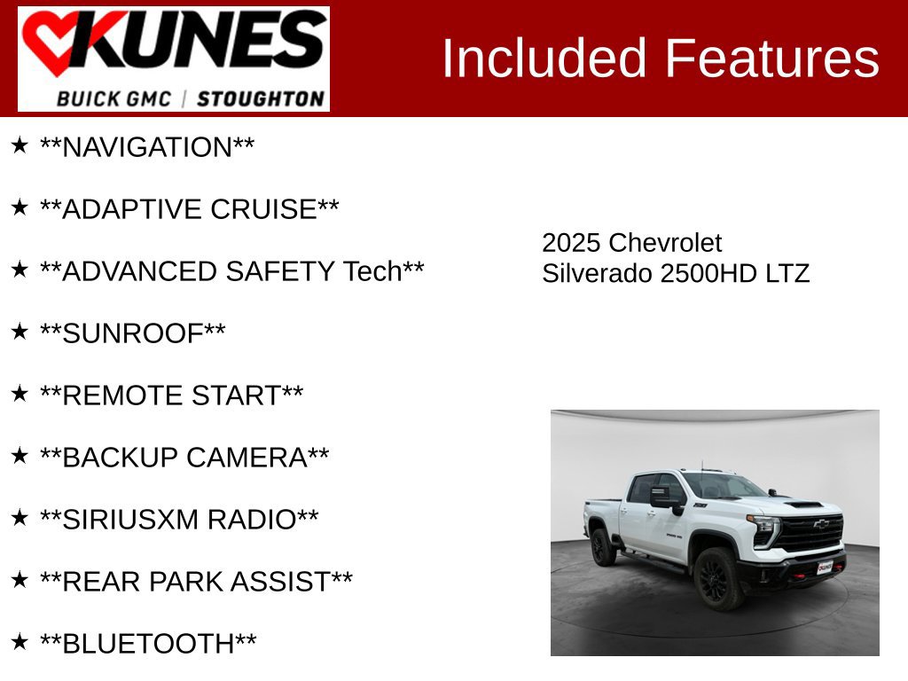Used 2025 Chevrolet Silverado 2500 HD LTZ Truck