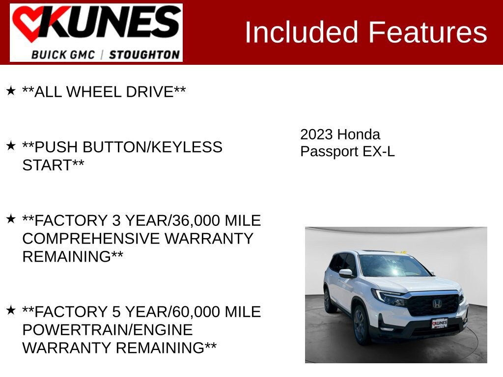 Used 2023 Honda Passport EX-L