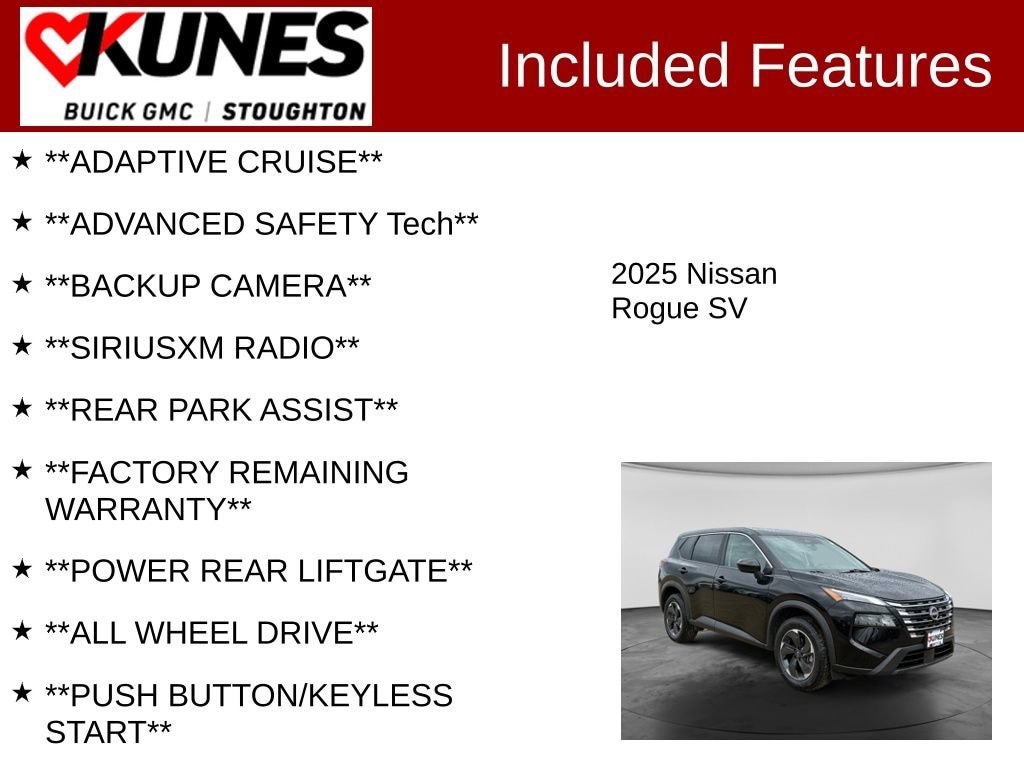 Used 2025 Nissan Rogue SV