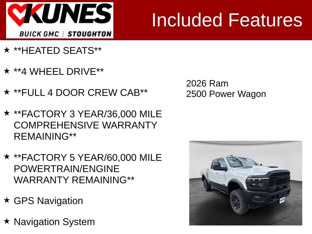 Used 2026 Ram 2500 Power Wagon
