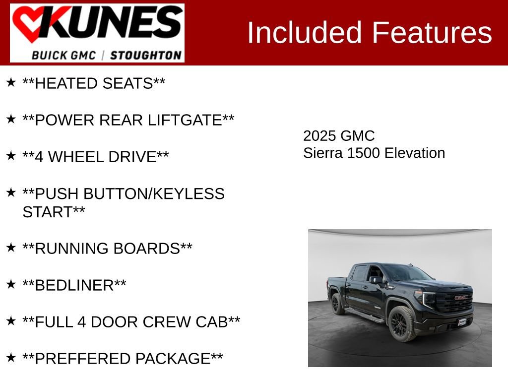 Used 2025 GMC Sierra 1500 Elevation Truck