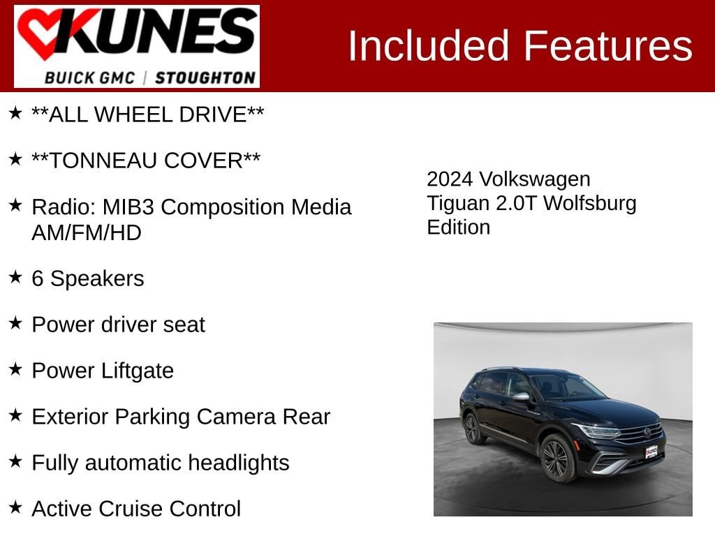 Used 2024 Volkswagen Tiguan Wolfsburg Edition