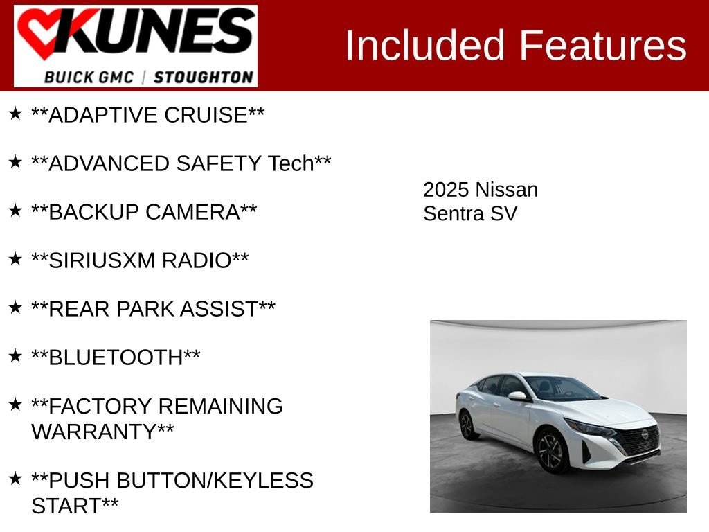 Used 2025 Nissan Sentra SV