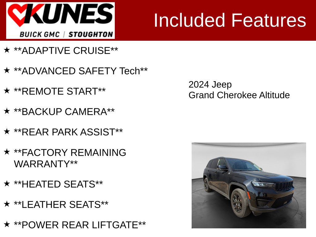 Used 2024 Jeep Grand Cherokee Altitude