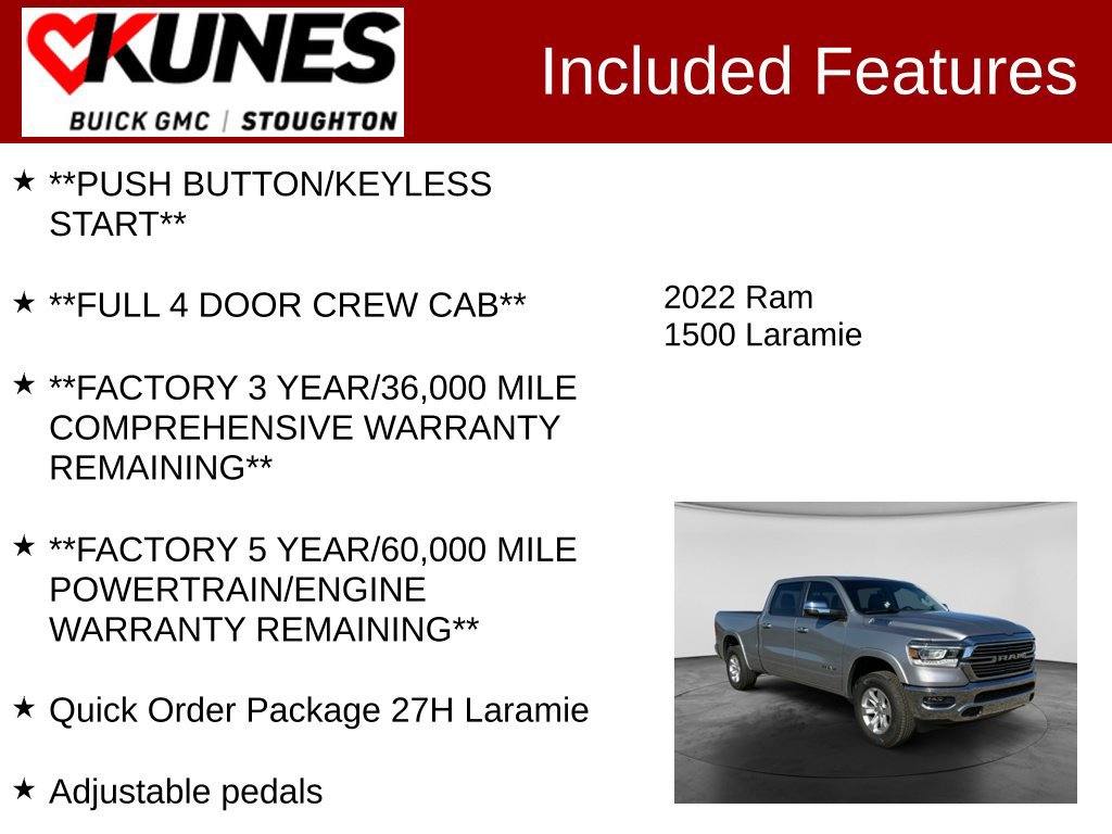 Used 2022 Ram 1500 Laramie