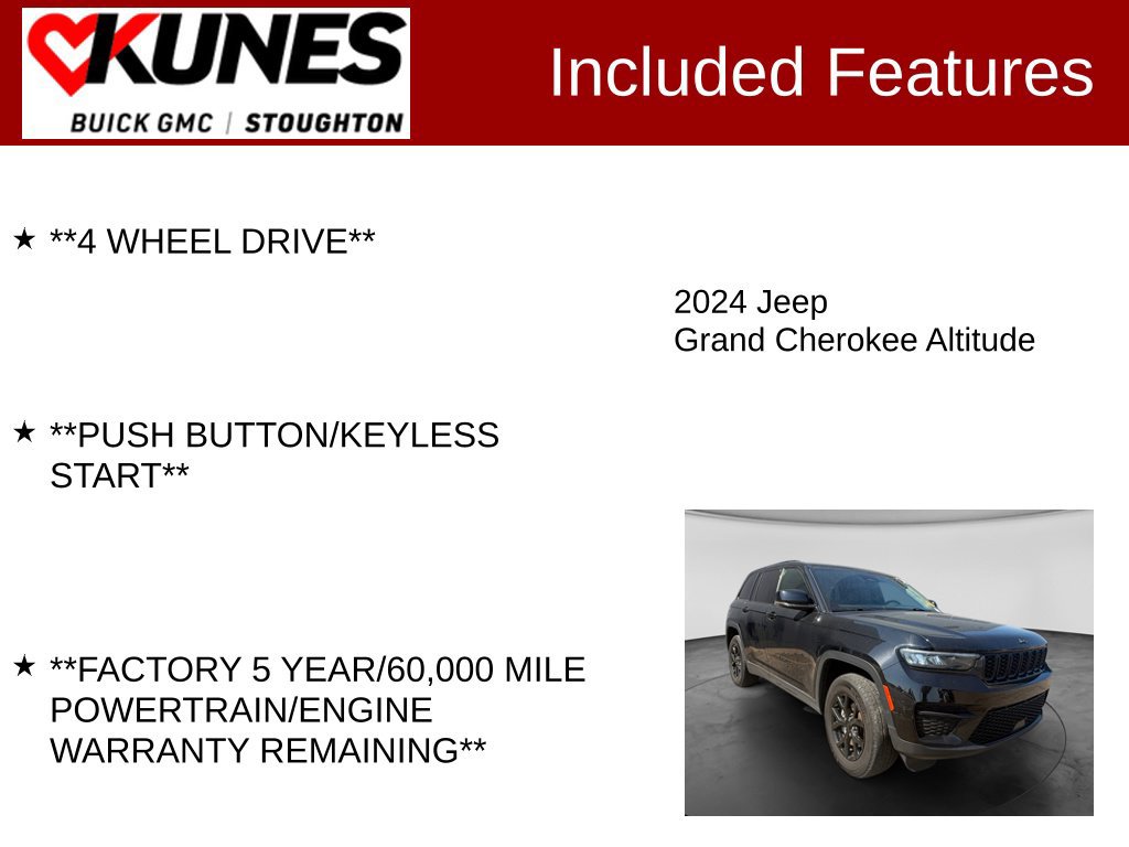 Used 2024 Jeep Grand Cherokee Altitude