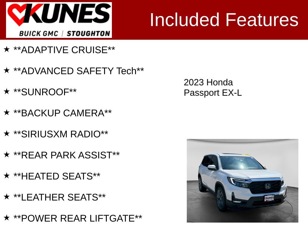 Used 2023 Honda Passport EX-L