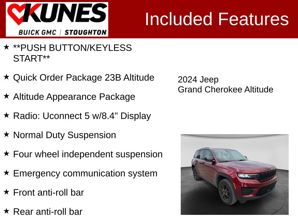 Used 2024 Jeep Grand Cherokee Altitude