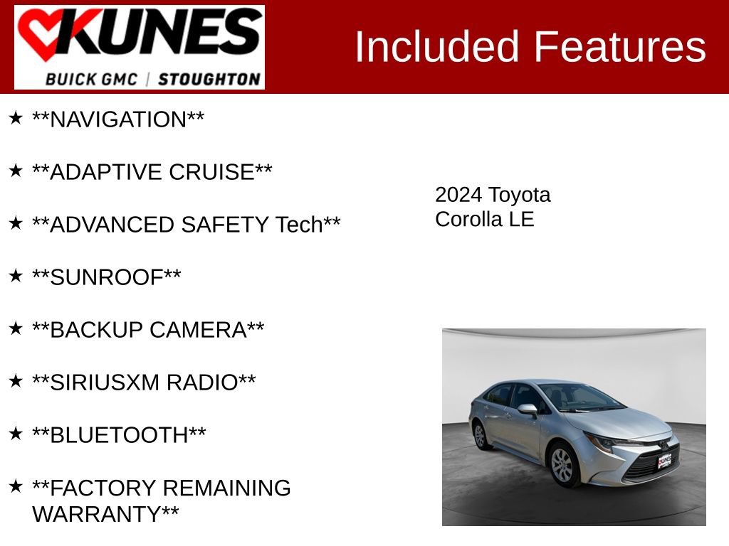 Used 2024 Toyota Corolla LE