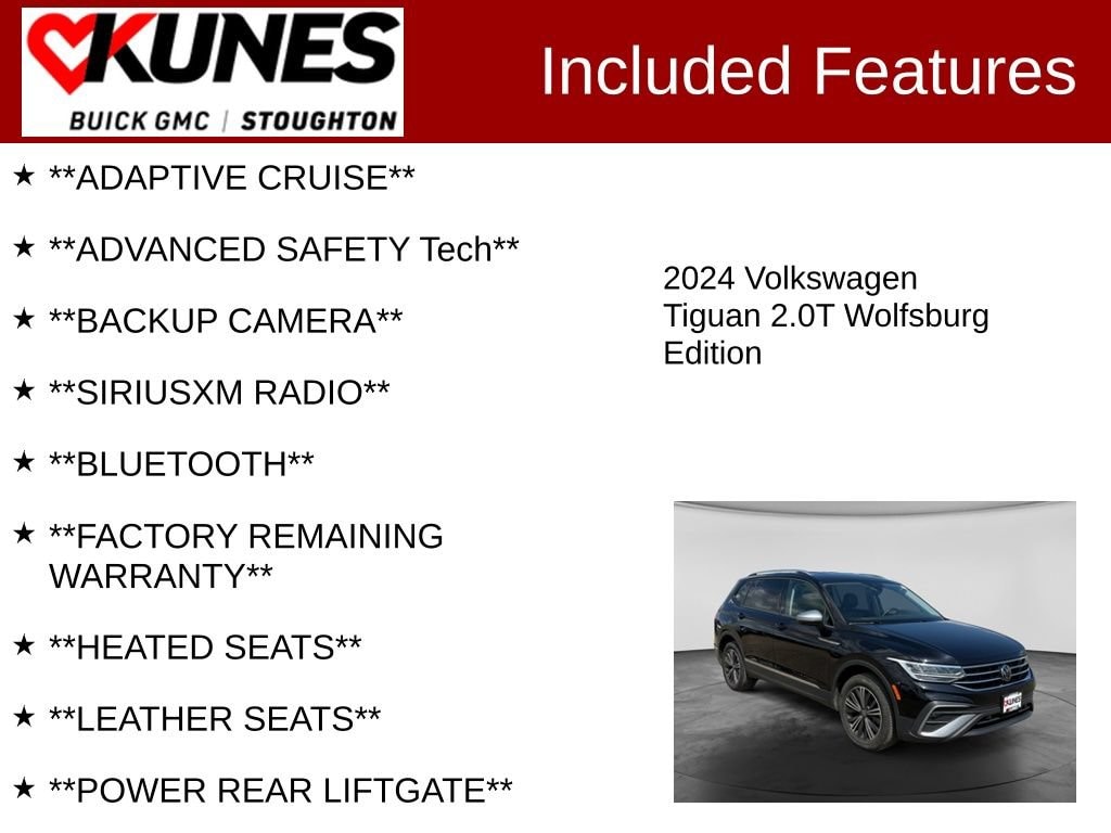 Used 2024 Volkswagen Tiguan Wolfsburg Edition