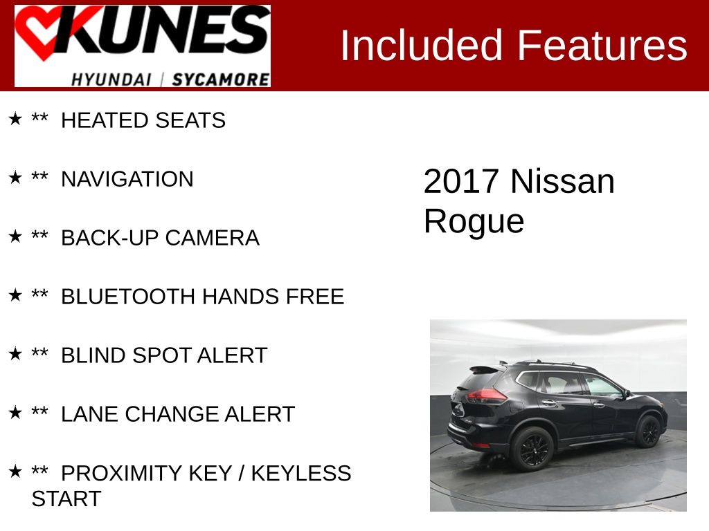 Used 2017 Nissan Rogue SV SUV