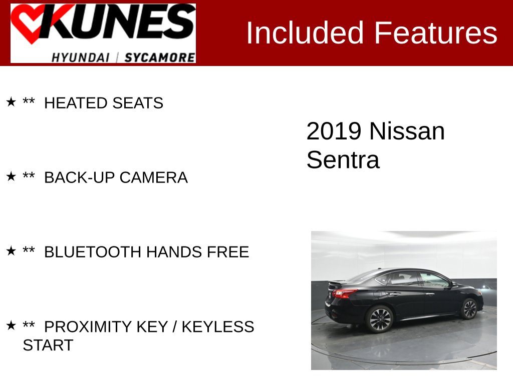 Used 2019 Nissan Sentra SR Sedan