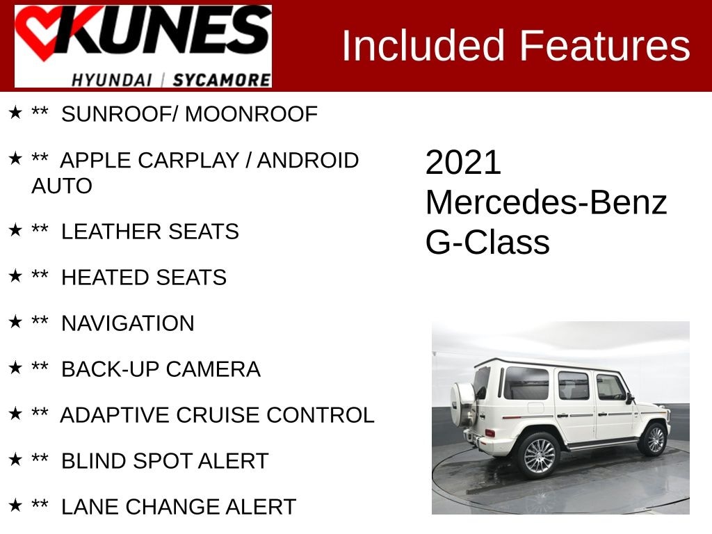Used 2021 Mercedes-Benz G-Class G 550 SUV