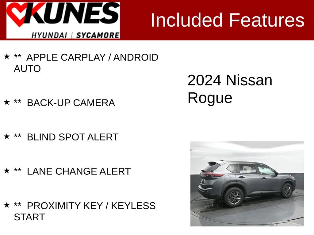 Used 2024 Nissan Rogue S SUV