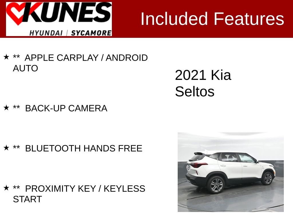 Used 2021 Kia Seltos LX SUV
